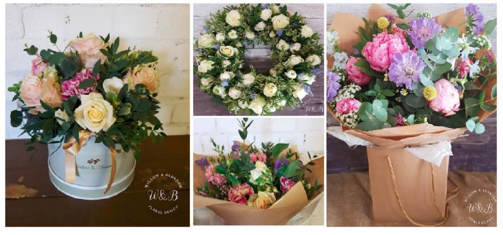 best flower delivery options in Bedford - Willow & Blossom Floral Design