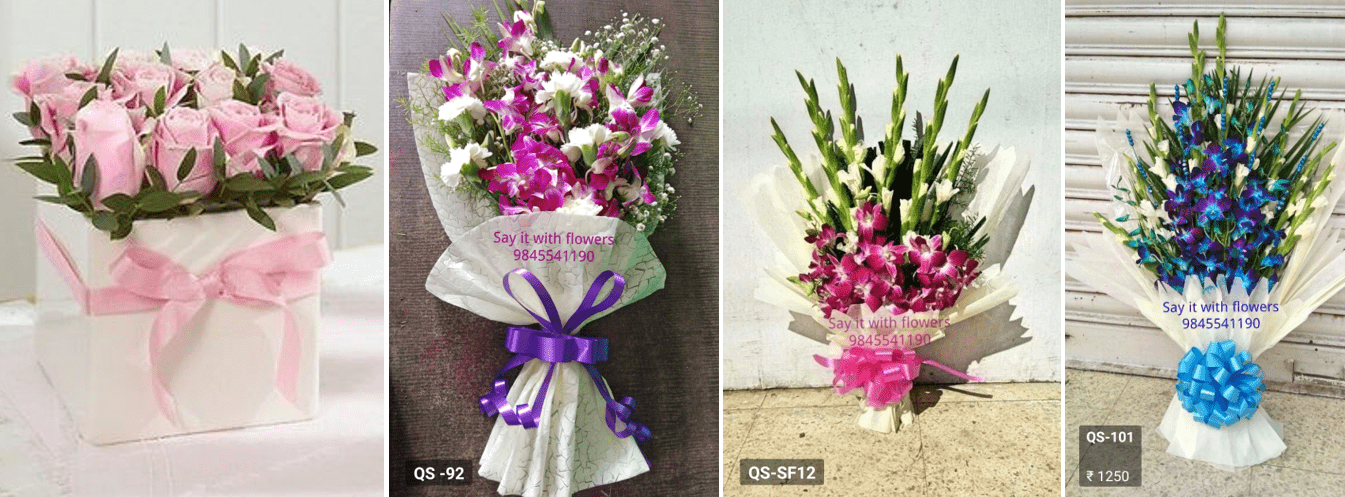 Say it with Flowers' Bouquets