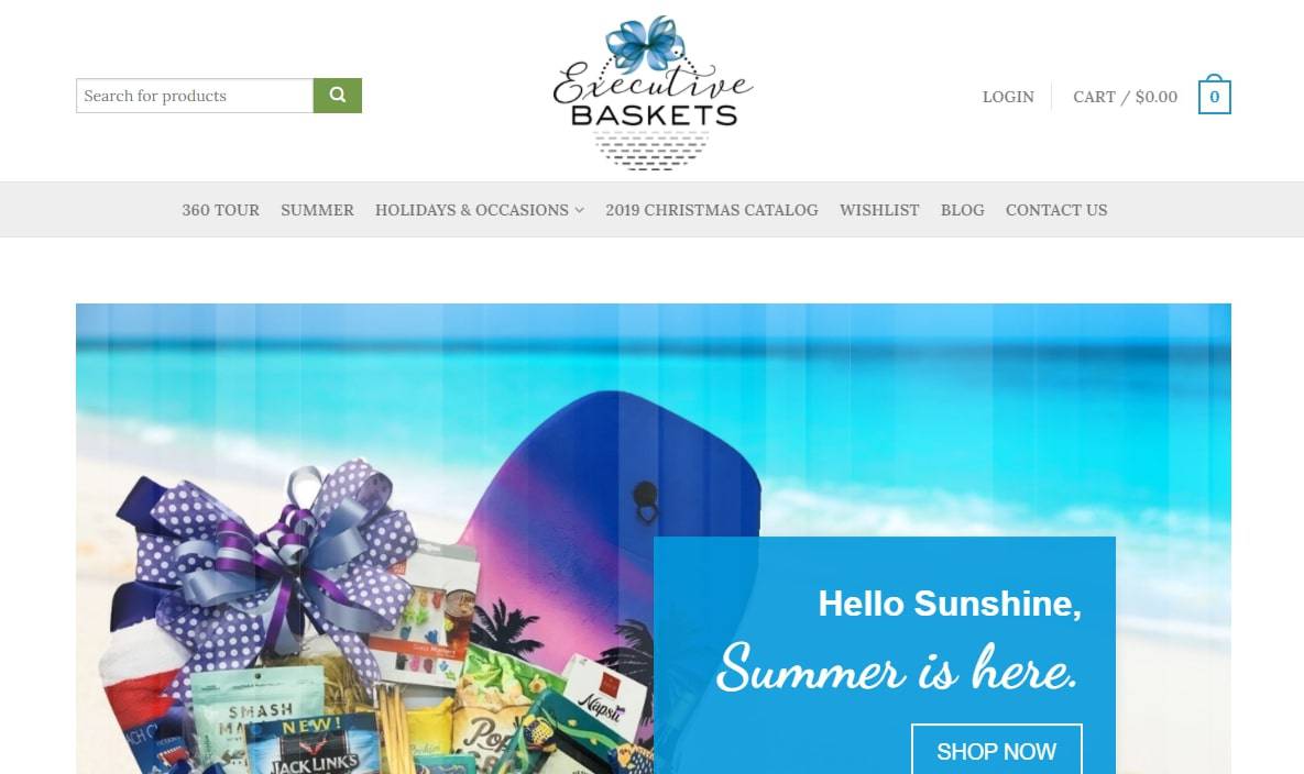 Executive Baskets' Homepage