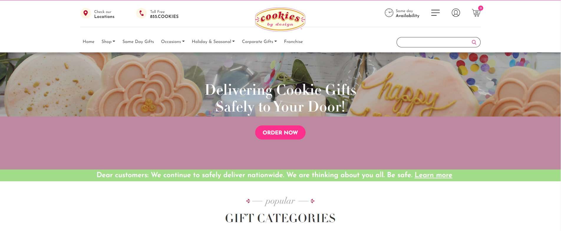 Cookies by Design's Homepage