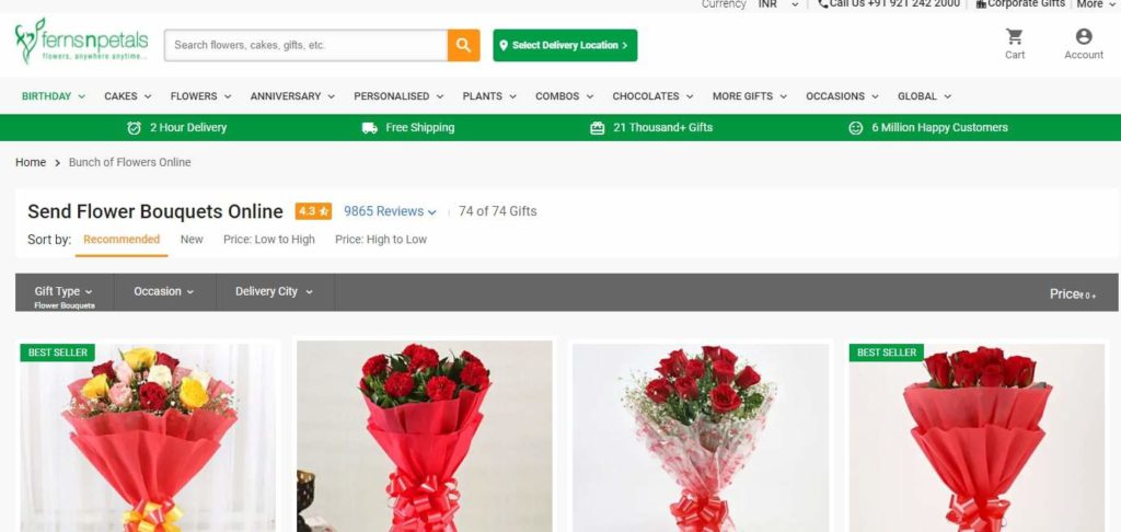 Ferns N Petals' Homepage
