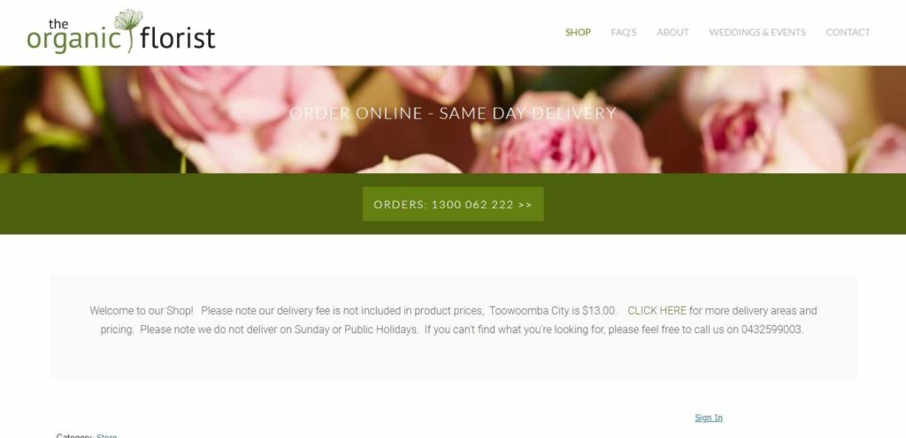 The Organic Florists' Homepage