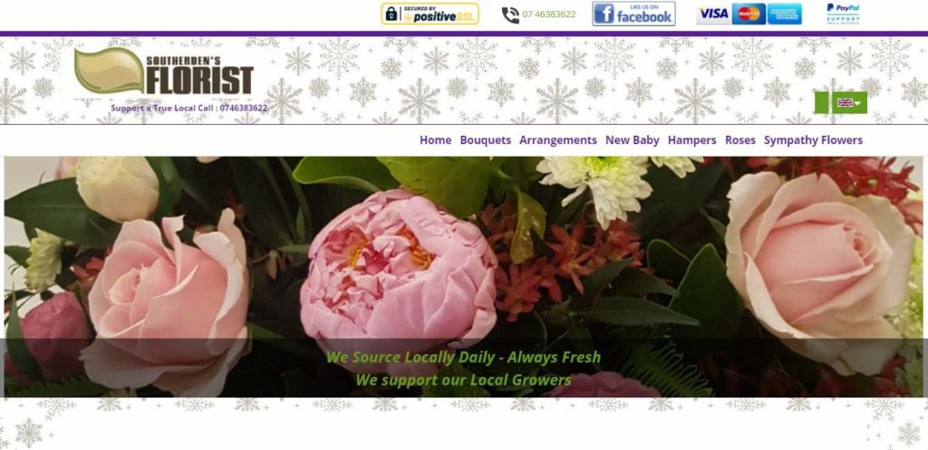 Southerden Florist's Homepage