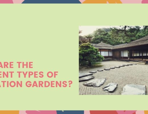 What are the different types of meditation gardens?