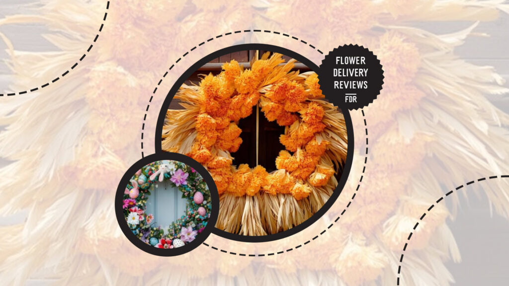 hanging-flower-wreath-on-front-door-can-drive-away-bad-energy